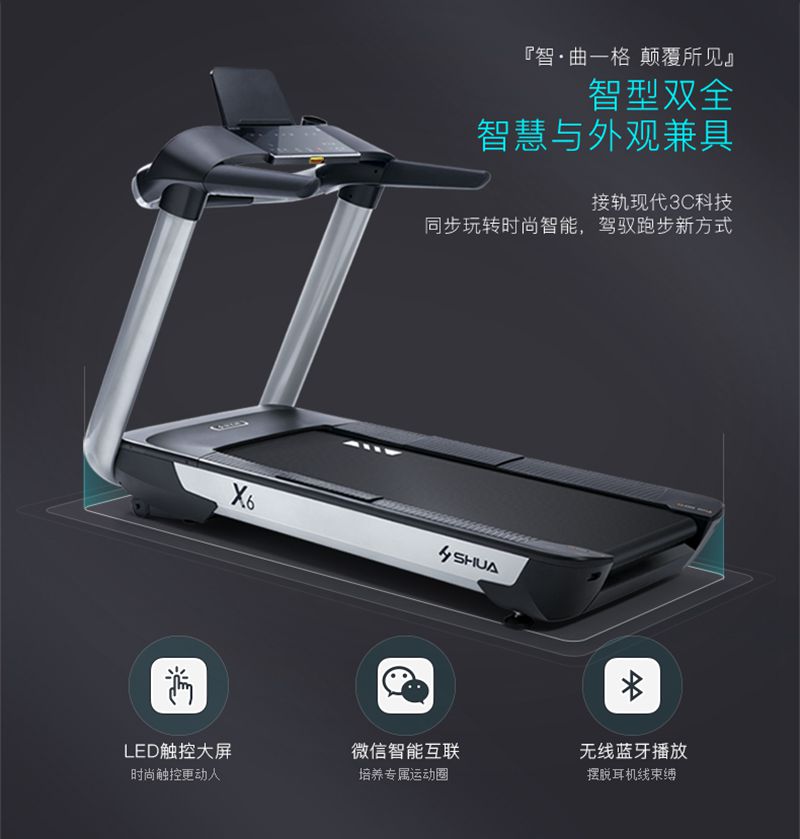 米兰X6心率版跑步机-广西米兰·(milan)中国健身器材有限公司